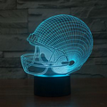 Football Helmet 3D LED Lamp